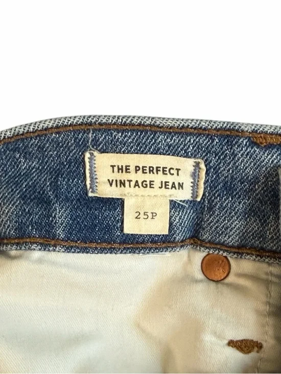 Madewell The Perfect Vintage Jean Blue Size 25P #2123 - Picture 5 of 7